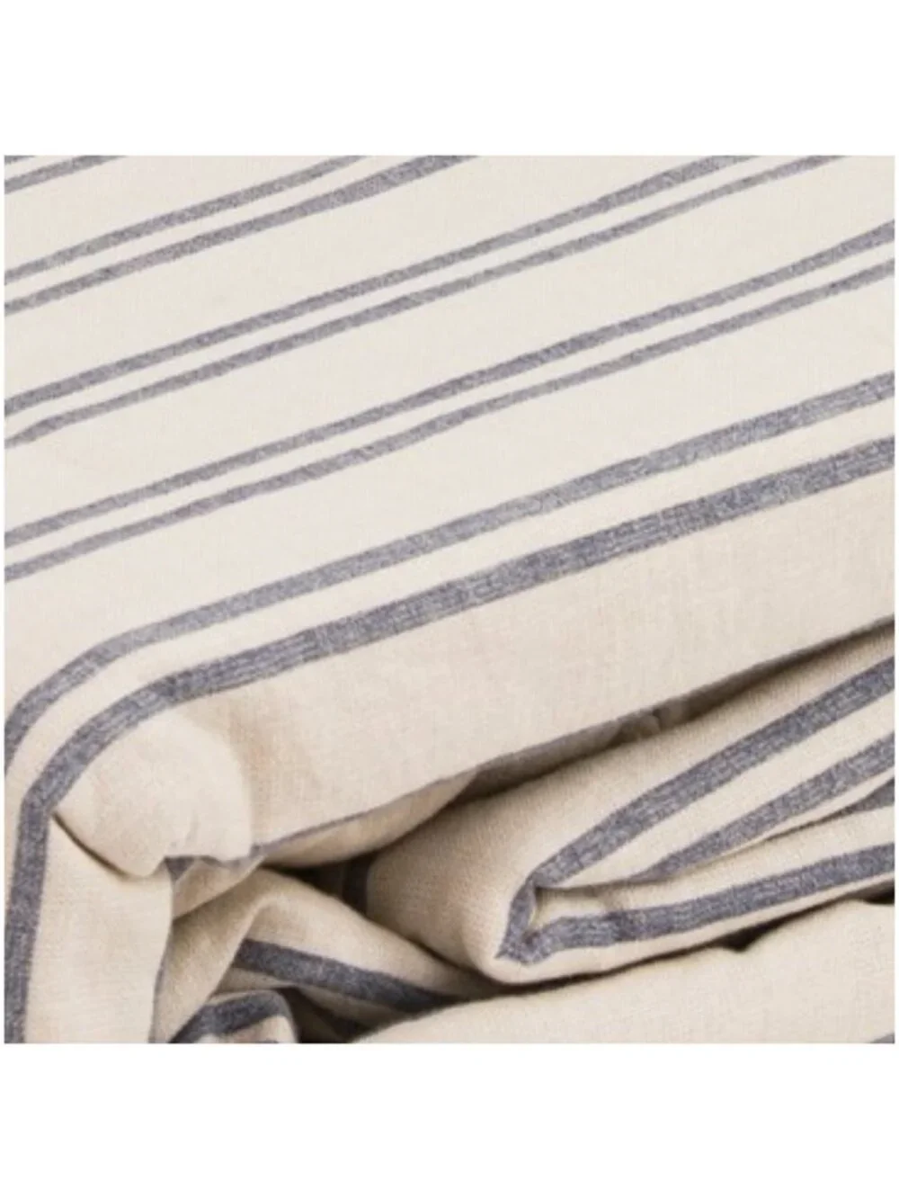 BROOKS BROTHERS Linen And Cotton Blend Washed Duvet Set